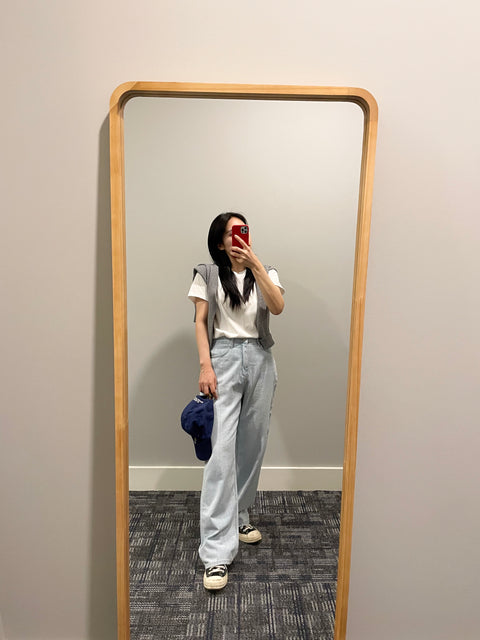 Light Blue Wide Jeans