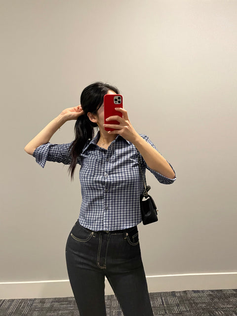 Slim Checkered Shirt