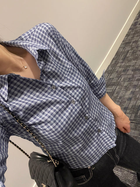 Slim Checkered Shirt