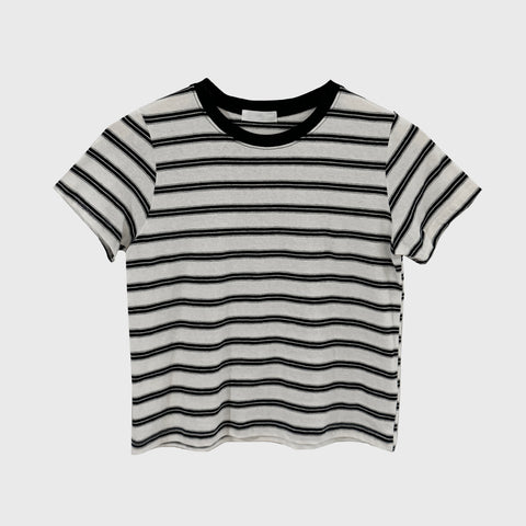 Striped Crop Top T-Shirt